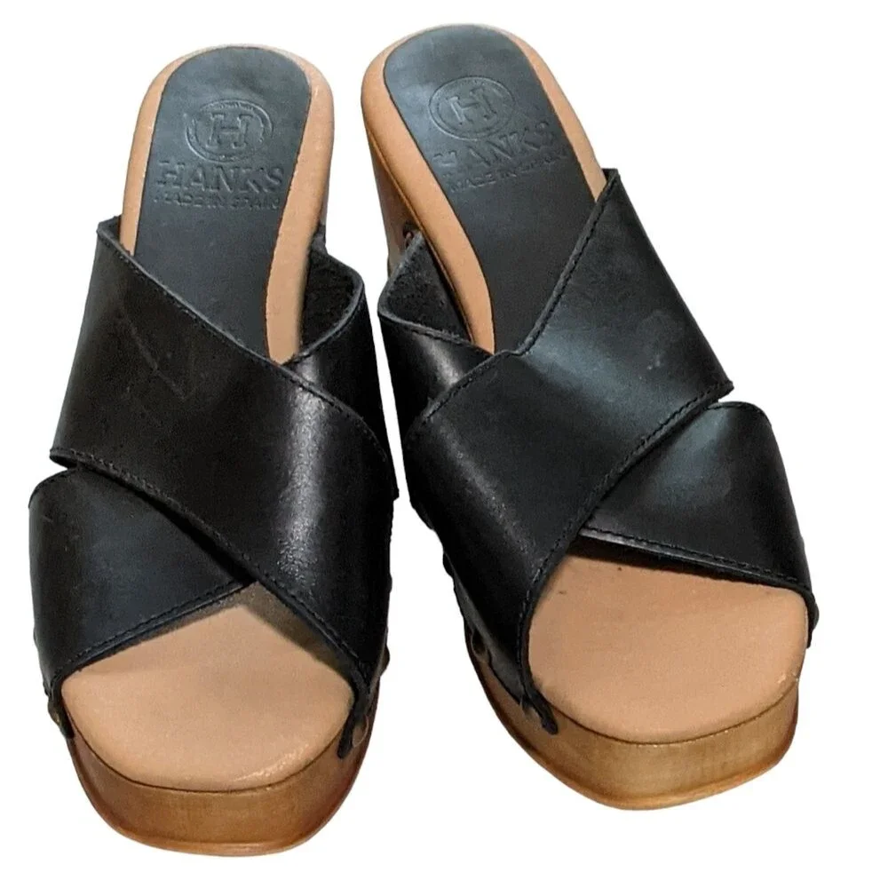 Nala Handmade Leather Mules 40/9